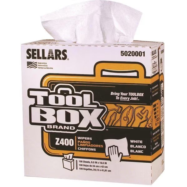 Sellars ToolBox Z400 Wipers and Towels, Sellars, Mfr#: 58202